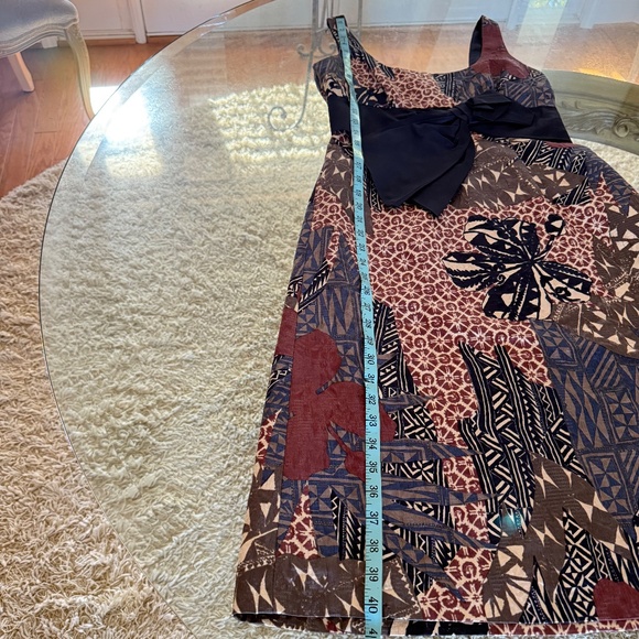 Kay Unger Women's Size 6 Patchwork Floral Sleeveless Sheath Dress Midi Cocktail - Picture 10 of 14